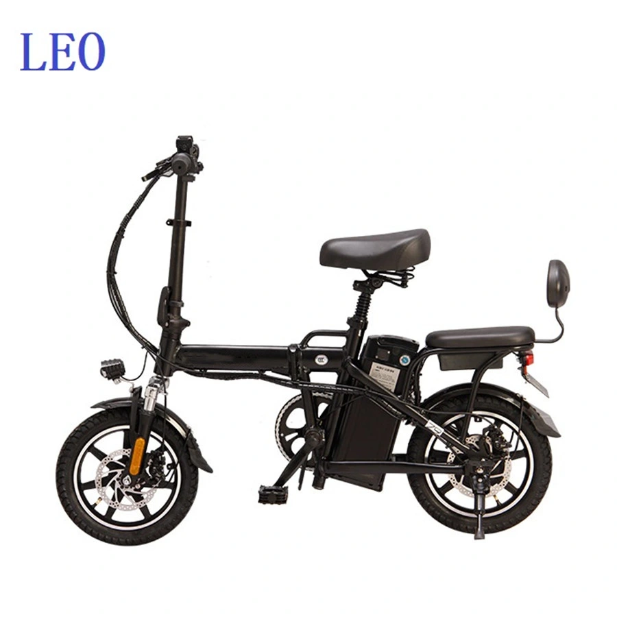 Factory Directly Sell E Scooter 48V 350W Motor New Style Speed E Bikes 14 Inch White Electric City Bike for Women