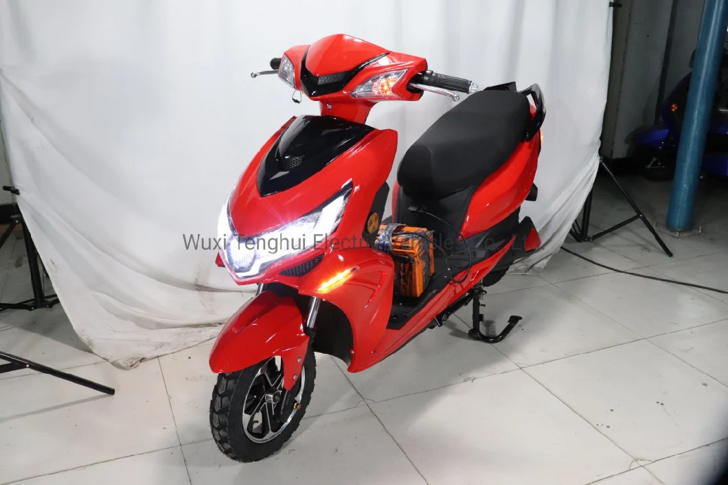 Engtian Hot Sale Popular Retro Cheaper Motorcycle 1000W Red Color EEC Electric Scooter