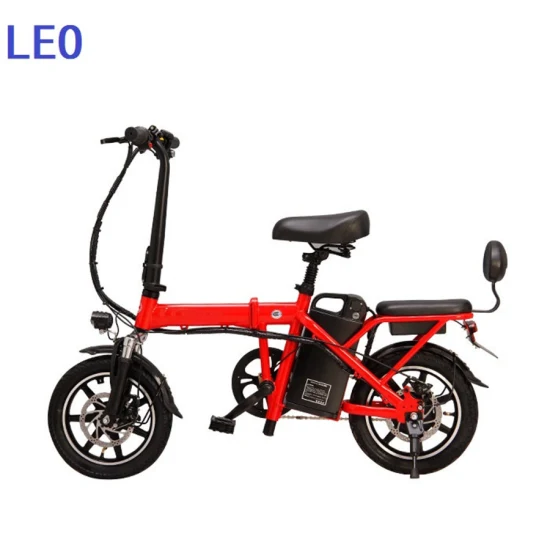 Venta directa de fábrica E Scooter 48V 350W Motor Nuevo estilo Velocidad E Bikes 14 pulgadas Bicicleta de ciudad eléctrica blanca para mujeres