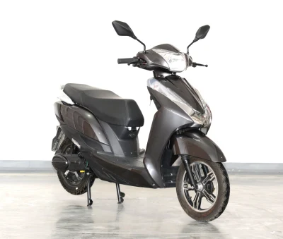 Vespa eléctrica del solo asiento 1200W de la vespa del viaje de la ciudad del negro del diseño moderno con la exhibición del LCD