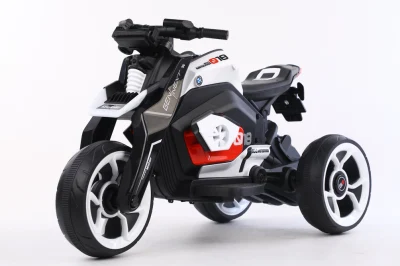 Motocicleta eléctrica para niños Coche de tres ruedas Cochecito de bebé para hombres y mujeres Modelo de carga Puede sentarse Adultos