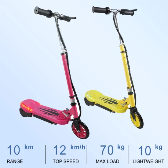 Precio barato de fábrica de China E-Scooter LED Light Two Wheel Kids Scooter eléctrico