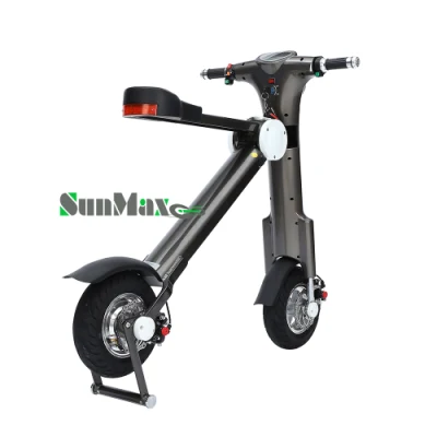 Color gris Sunmax E2 36V Scooters eléctricos plegables