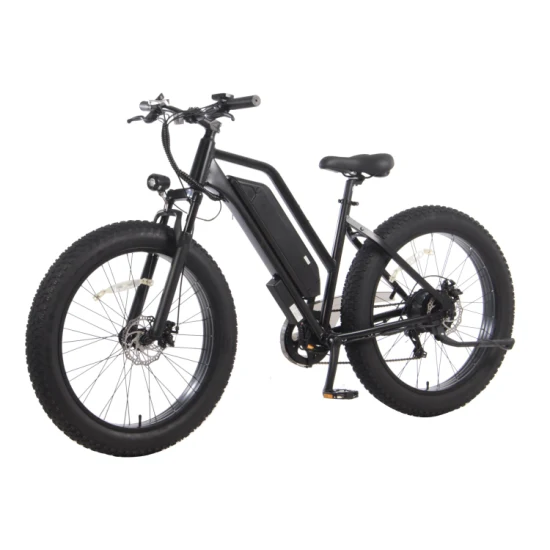 48V 500W adulto dos ruedas 26 pulgadas 7 velocidades bicicleta de tierra eléctrica ciclomotor bicicleta eléctrica suspensión delantera bicicleta eléctrica grasa