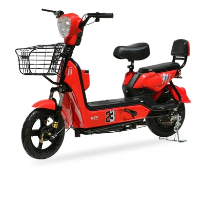 Precio al por mayor Azul Rojo Blanco Negro 350W500W Bicicleta eléctrica Scooter eléctrico con pedal