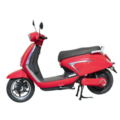 1200W Batería City Scooter 25km / H Velocidad máxima Negro Rojo Vespa de viaje Vespa eléctrica