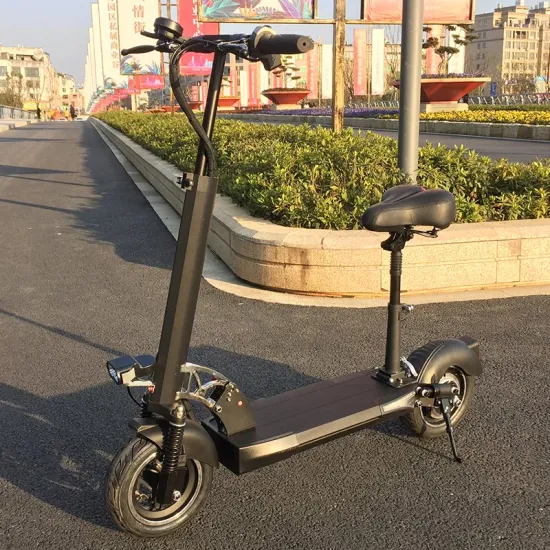 Patinete eléctrico de dos ruedas de aleación de tira roja de 10 pulgadas de China Patinete eléctrico de dos ruedas